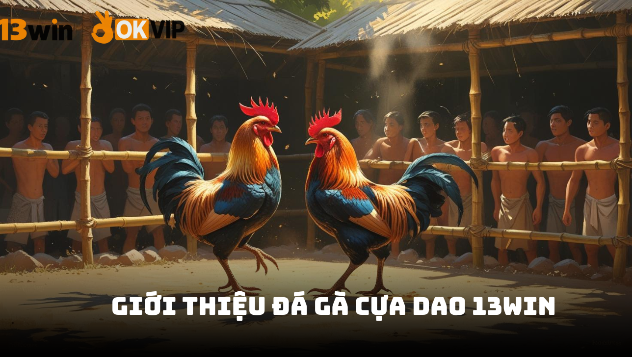 Đá gà cựa dao 13Win - Cá cược trực tuyến kịch tính 2026 1 Tổng quan về đá gà cựa dao tại 13Win